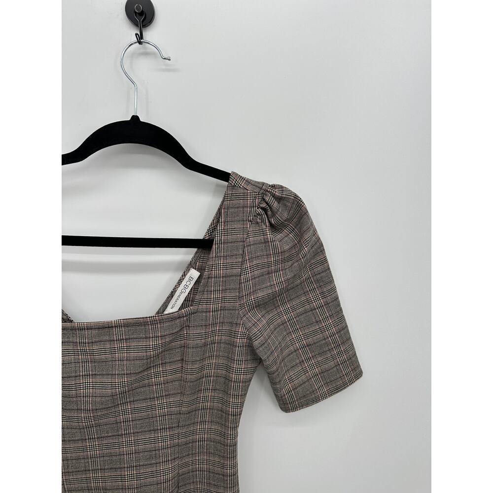 BCBG Mini Academia Dress Women Sz 0 Preppy Clueless Fitted Pleated Schoolgirl - Picture 5 of 7